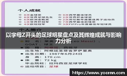 以字母Z开头的足球明星盘点及其辉煌成就与影响力分析